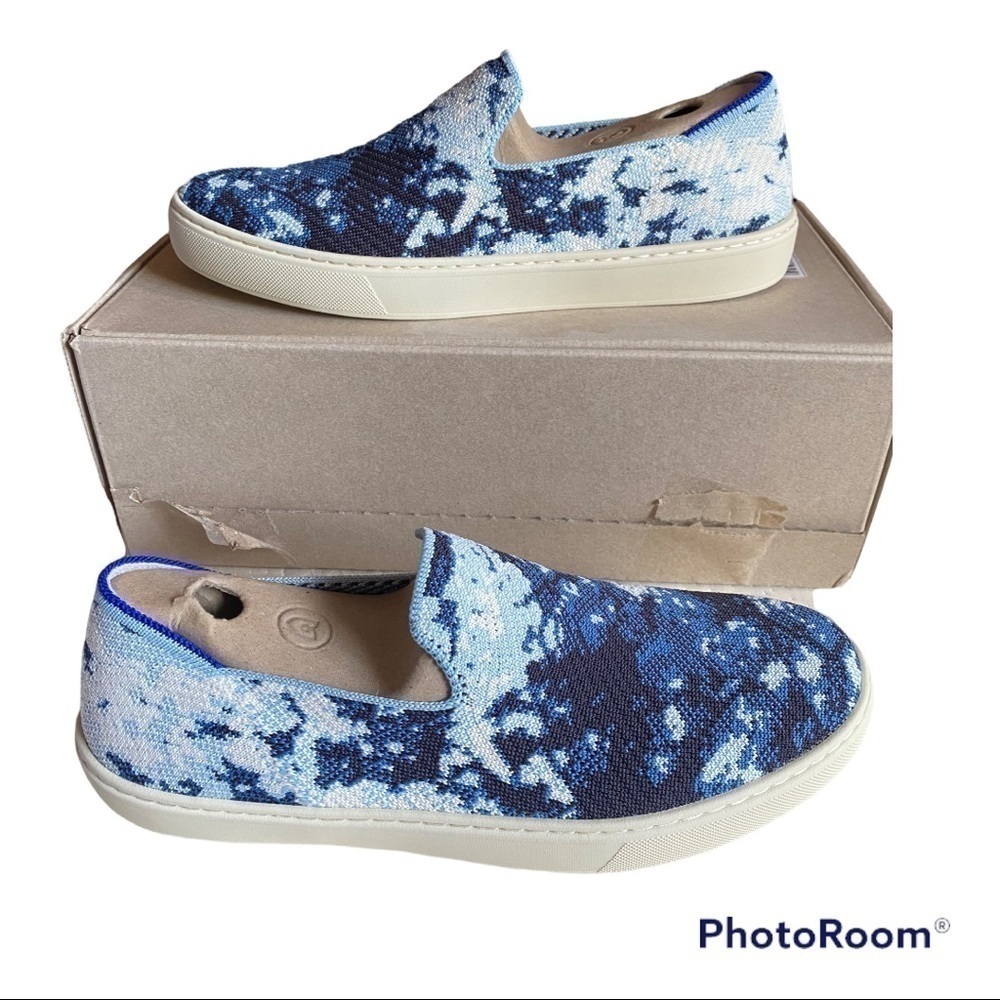 Rothy’s Shibori print sneakers